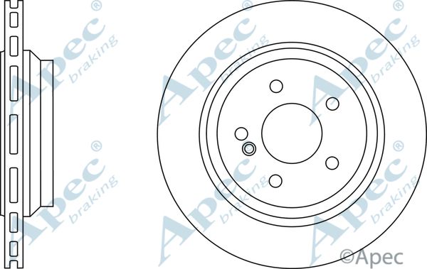 APEC BRAKING Тормозной диск DSK2681